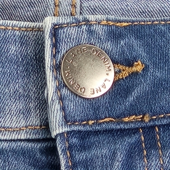 NWT Lane Bryant High-Rise Signature Fit Blue Pedal Jeans Size 16 - Picture 9 of 11